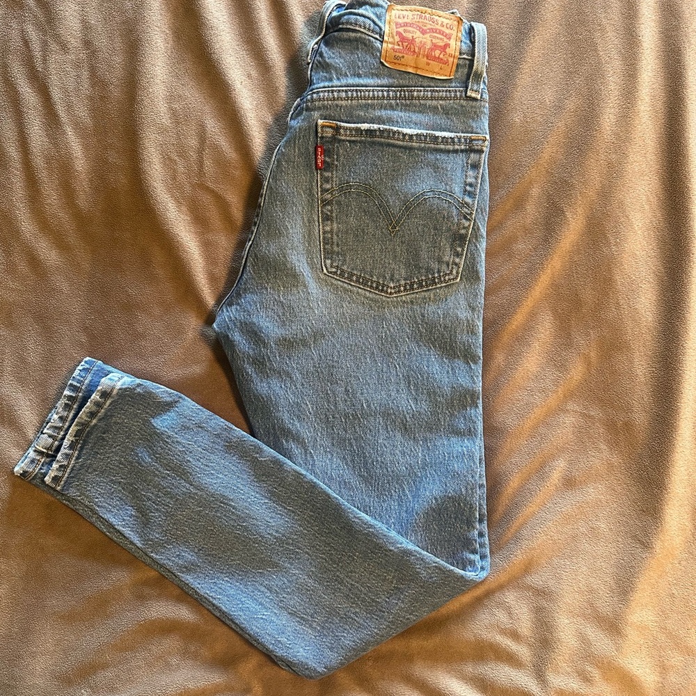 Levi's Blue Straight Jeans Classic Everyday Style